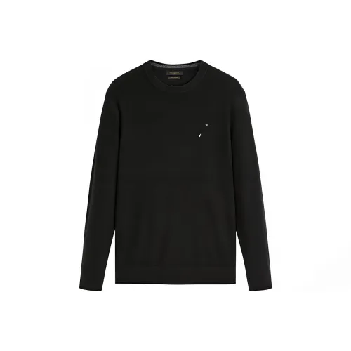 PEACEBIRD MEN Кашемировый свитер мужской черный