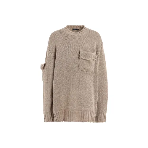 Yohji Yamamoto S'YTE FW24 Свитер Унисекс Light Умбра