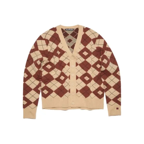 ACNE STUDIOS FW23 Свитер Унисекс Cookies Бежевый