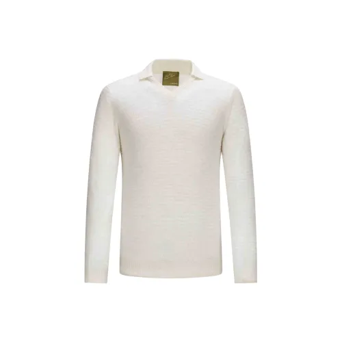 LARDINI Белые Мужские Свитера