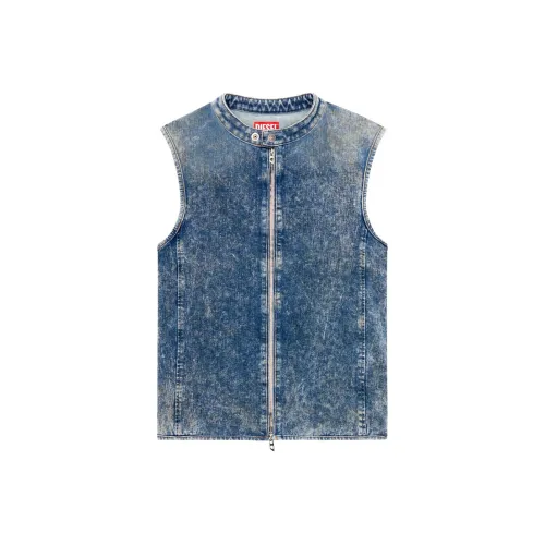 DIESEL SS24 Топ без рукавов Мужской Темно-синий