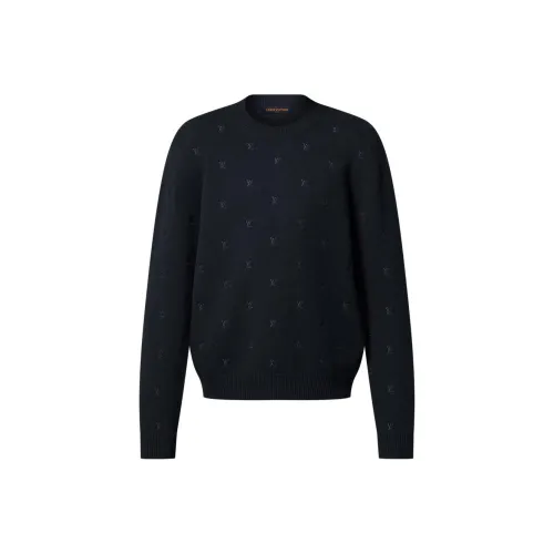 LOUIS VUITTON FW24 Свитер Мужской Морской Синий