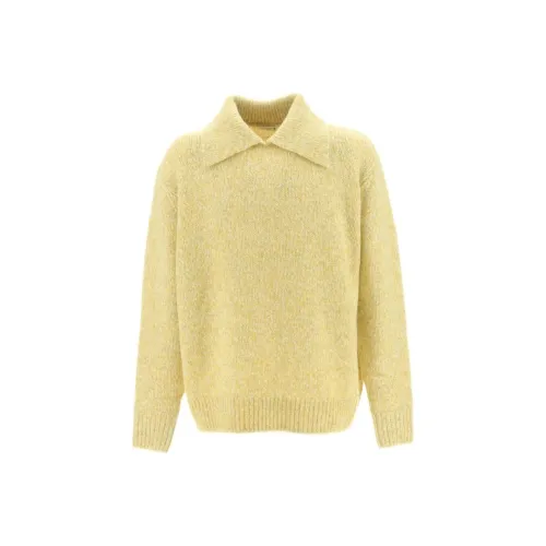 DRIES VAN NOTEN Желтые Мужские Свитера