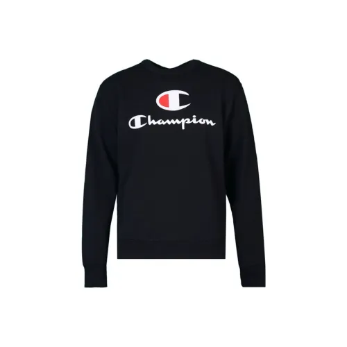 Champion Толстовка Американская версия Унисекс Черный