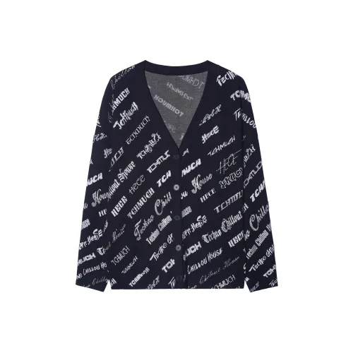 TCH Черный с серебристым логотипом Унисекс Трикотаж