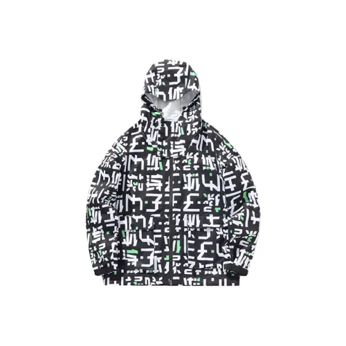 LINING Стандартный Черный Мужские Куртки