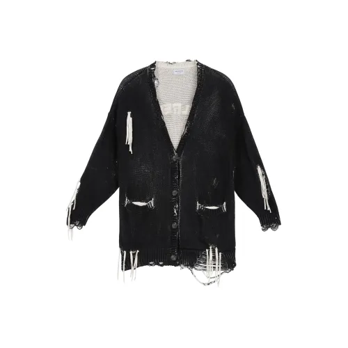 VANN VALRENCÉ Выцветший черный Унисекс Свитеры