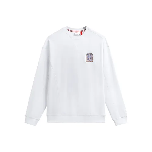 Wilson RALLY CREW SWEATSHIRT Мужской Bright White