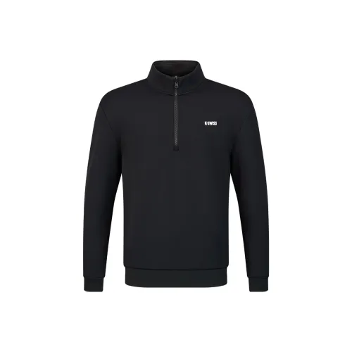 KSWISS Толстовка Мужская Глубокий Черный