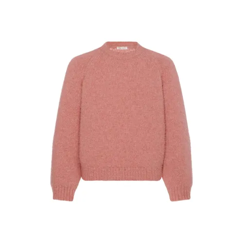 THE ROW SS24 Кашемир Свитер Мужской Розовый