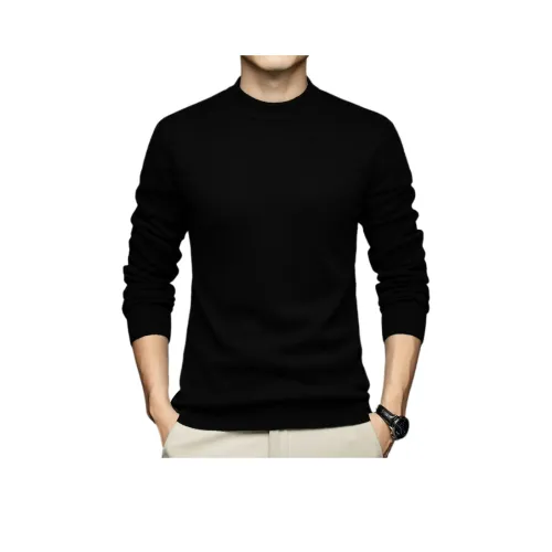 Devanro Кашемир Свитер Мужской Клуб Моховый Зеленый