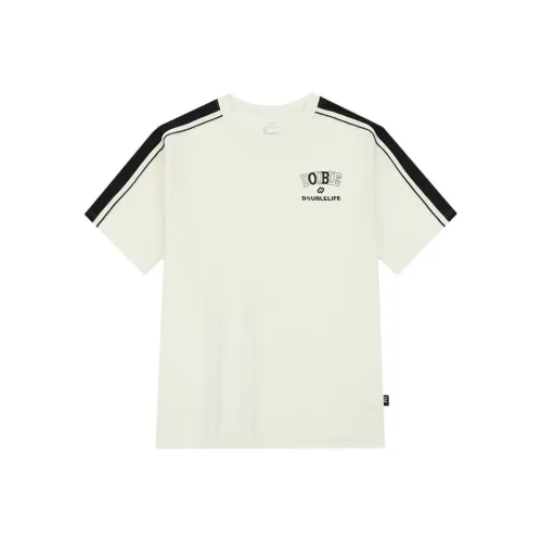 361° T-Shirt Унисекс Кремово-белый Супер-черный