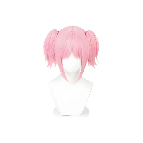SHUYUAN Девчачий Розовый Короткий Правдивый Волосы Перука Полная Голова Японский стиль Косплей Естественный Игрушка
