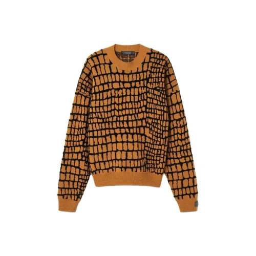 VERSACE Коричневые Мужские Свитера