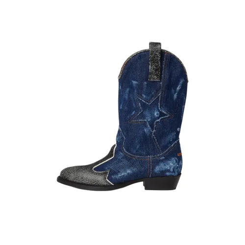 DSQUARED 2 Детские ботинки Blue Baby