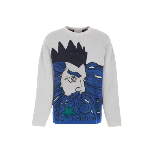 EMPORIO ARMANI Серый Синий Мужские Свитера