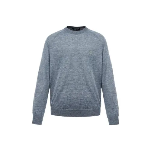 VERSACE Кашемир Свитер Мужской Серый