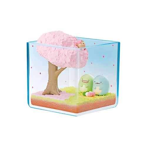 RE MENT Весна Лето Осень Зима Балкон Играть Food Один Mystery Коробка Целая Коробка 6 шт