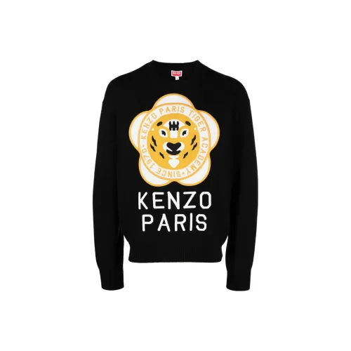 KENZO Мужские черные свитеры