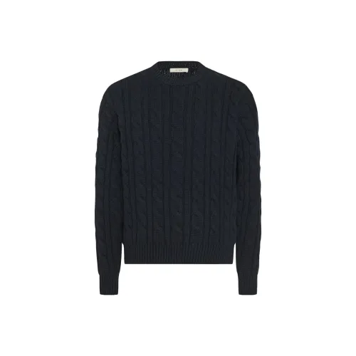 THE ROW Синий Мужской Свитеры