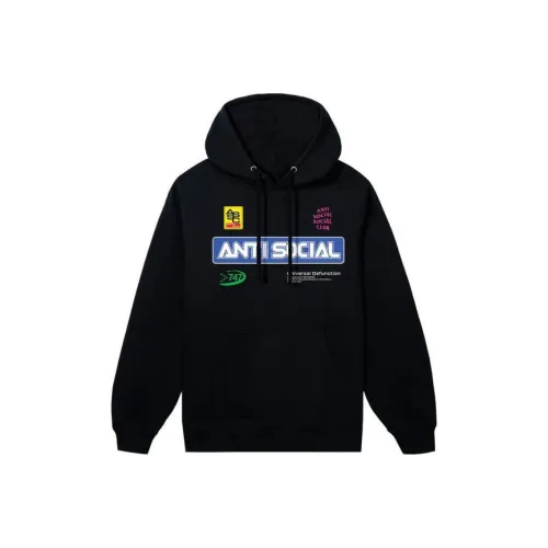 ANTI SOCIAL SOCIAL CLUB Толстовка Мужская Черная