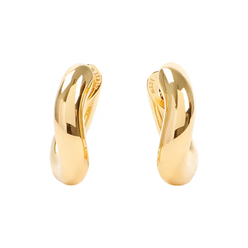 BALENCIAGA Серьги из бронзы Желтые Унисекс
