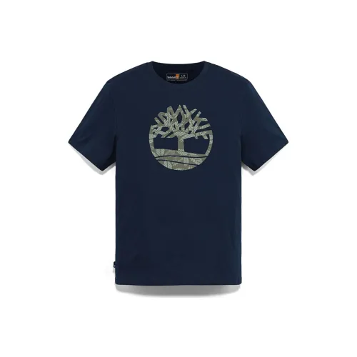 Timberland Темно-сапфировый Мужская T-рубашка