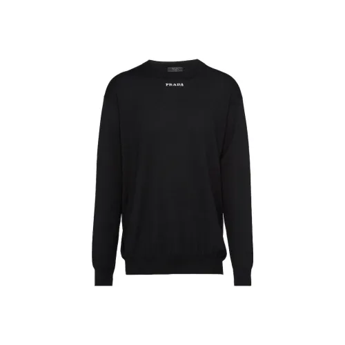 PRADA Мужские черные свитеры