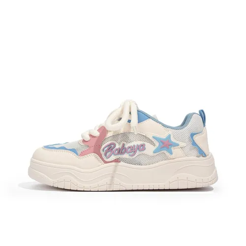 Babaya Anti KICK Износостойкие Дышащие Низкие Кеды для Детей Lifestyle Shoes Белый Розовый