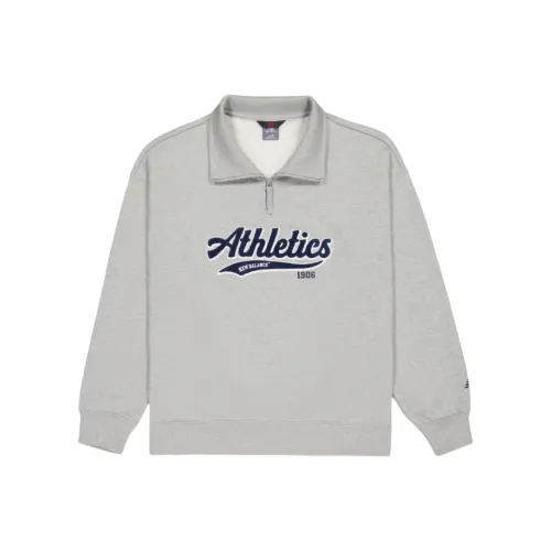 New Balance Свитшот Мужской Средний Серый