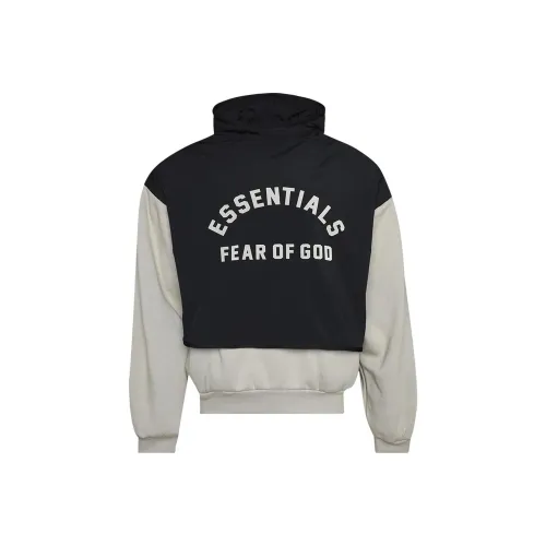 Fear of God ESSENTIALS Следы Цвет/Чернильно-черный Следы/Глубокий черный Мужские Толстовки
