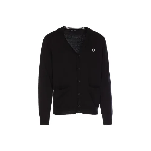 FRED PERRY Черный Мужской Трикотаж