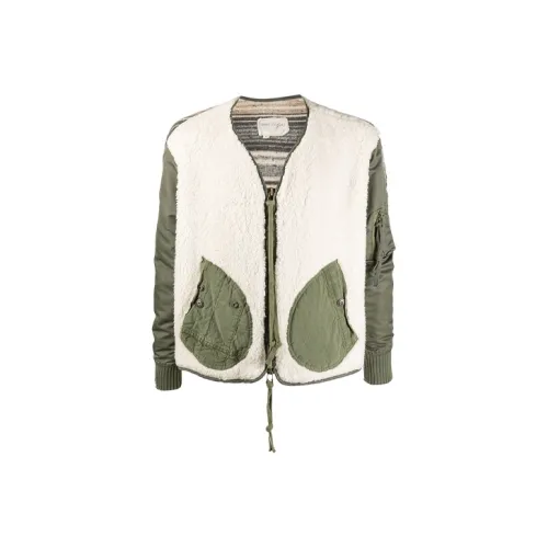 GREG LAUREN Белый Мужской Куртки