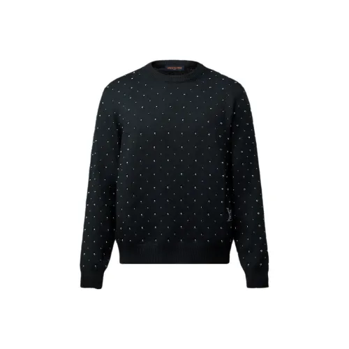 LOUIS VUITTON SS25 Свитер Мужской Морской Синий