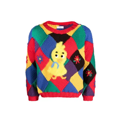 ERL Red Men's Sweaters ERL Красные Мужские Свитера