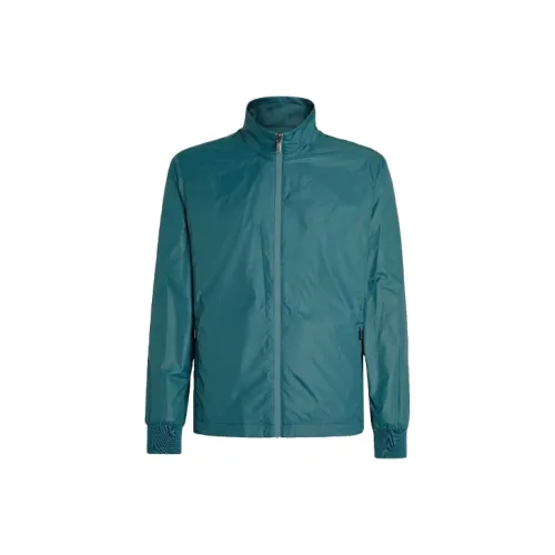 Ermenegildo Zegna Зеленые Мужские Куртки