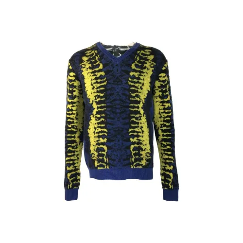 VERSACE COLLECTION Темно-синие мужские свитеры
