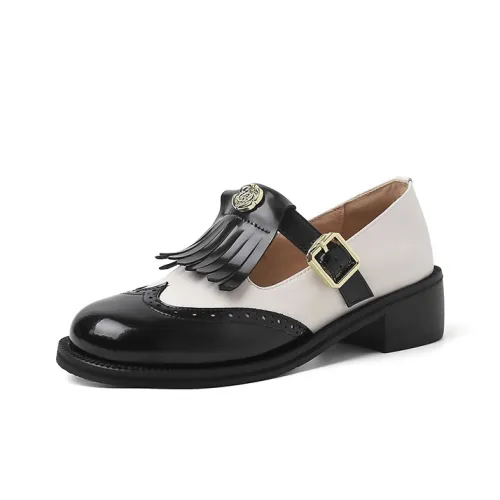 Gredio Грубый каблук Туфли Мэри Джейн 4CM Женские