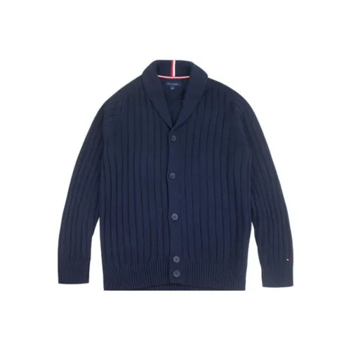 Tommy Hilfiger Темно-синий Синий Мужской Трикотаж