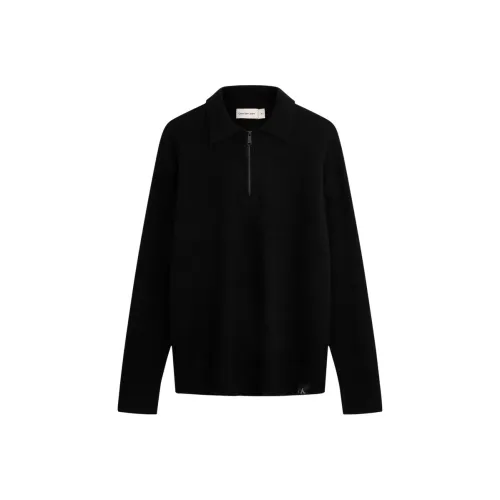 Calvin Klein SS25 BEH Космический Черный Мужские Свитера