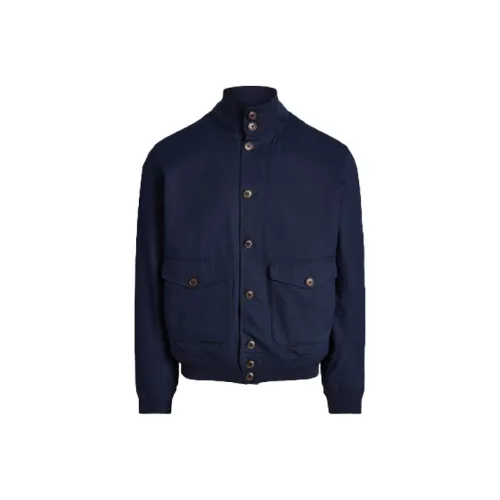 Polo Ralph Lauren Куртки и Пальто Мужские Темно-Синий