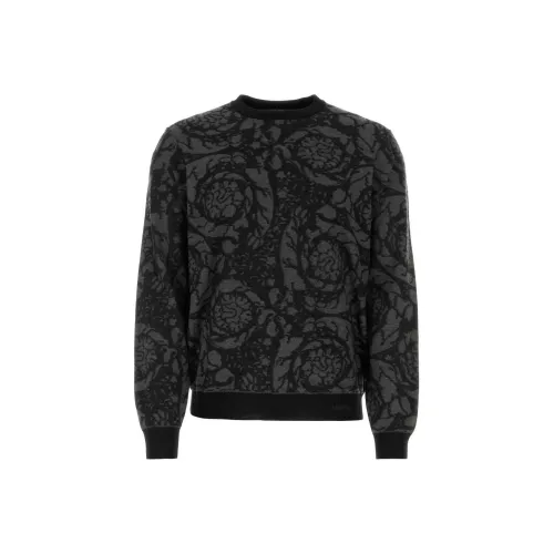 VERSACE Мужские черные свитеры