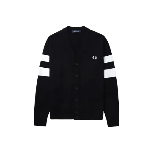 FRED PERRY Черные BKX Мужские Свитера