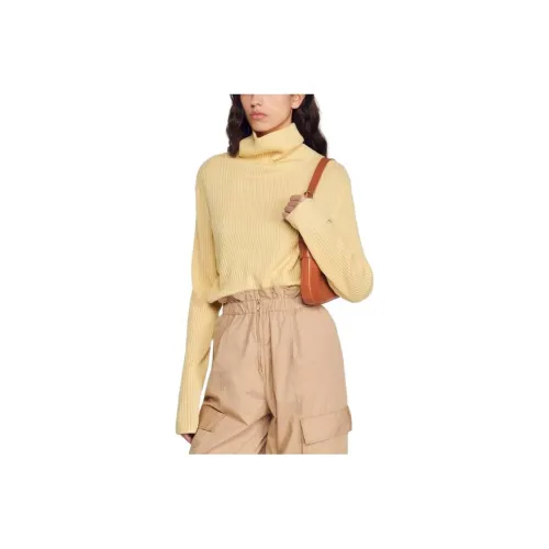 SANDRO Желтый Унисекс Свитеры