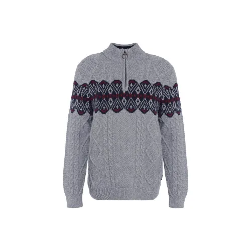 BARBOUR Серый Мужской Свитеры