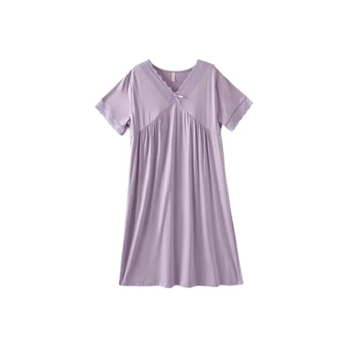 FENTENGCARE Ночная сорочка Женская Фиолетовая