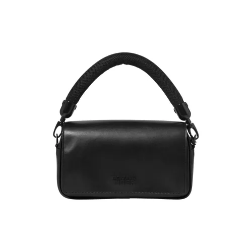 Onitsuka Tiger Синтетическая кожа Одно плечо Сумка Большая Унисекс Черная