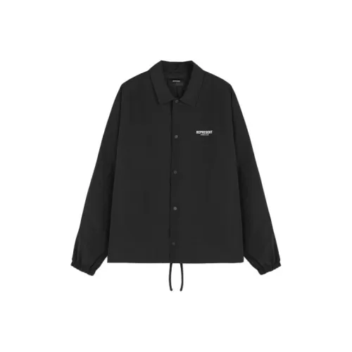 REPRESENT Мужские черные куртки