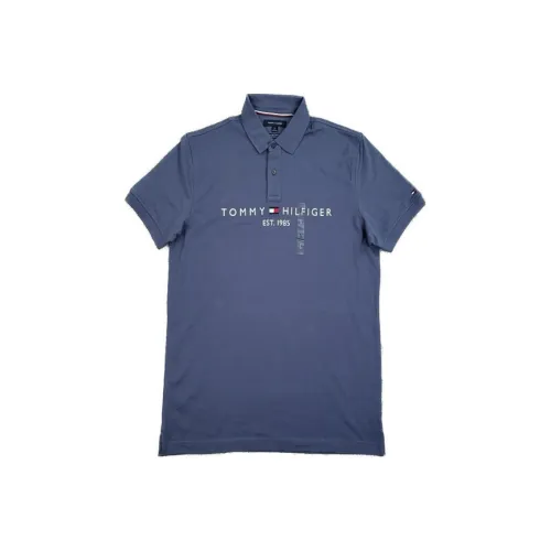 Tommy Hilfiger Polo Мужское Темно-синий