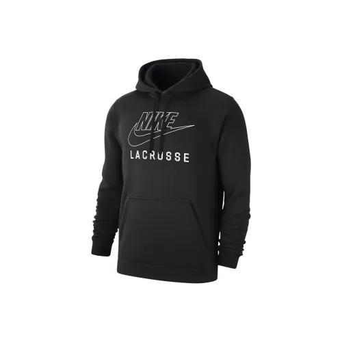 nike LacrosseSwoosh FW24 Клуб Флис Толстовка Мужской Черный